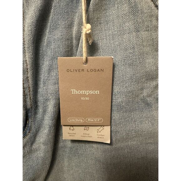 NWT Oliver Logan Thompson Low Slug High Rise Pants Size 10/30 - Picture 3 of 7